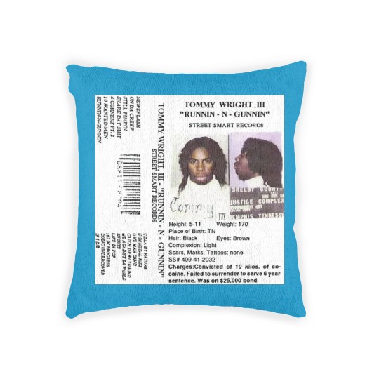 Discover Runnin N Gunnin Tommy Wright the 3rd Woven Pillows