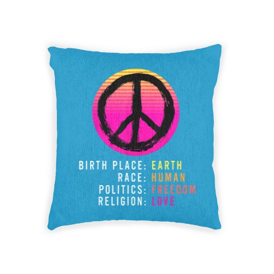 Discover Birthplace Earth-Race Human-Equality Woven Pillows