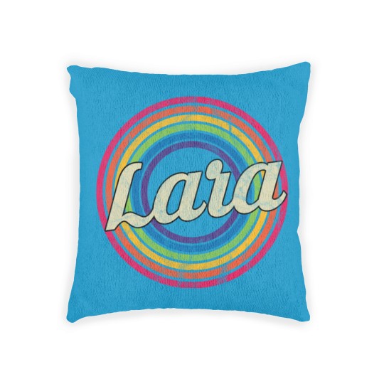 Discover Lara - Retro Rainbow Faded-Style - Lara - Woven Pillows