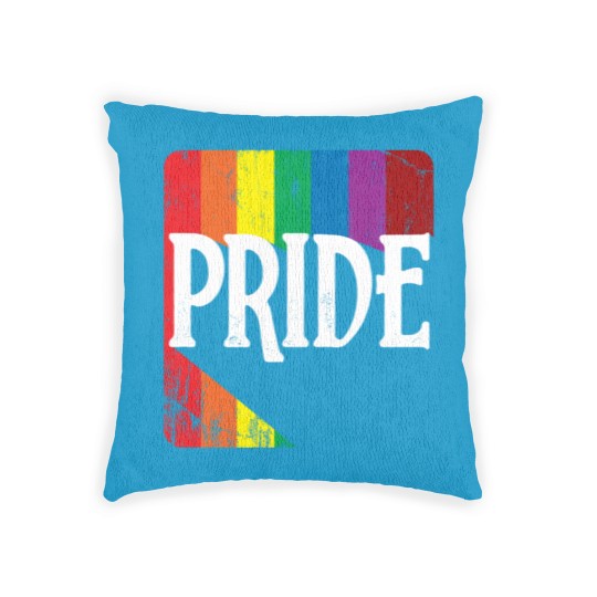 Discover LGBT Pride Rainbow Cool Statement Gift Woven Pillows