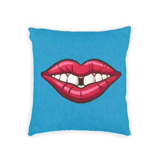 Discover Lips, Teeth, and Gap - Teeth And Lips - Woven Pillows