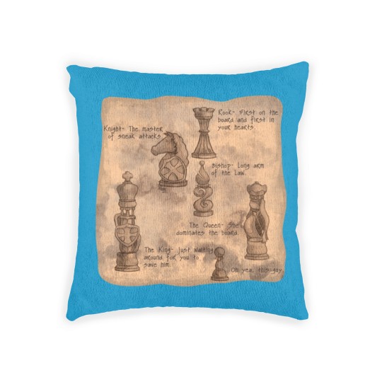 Discover Fantasy Chessmen - Chess - Woven Pillows