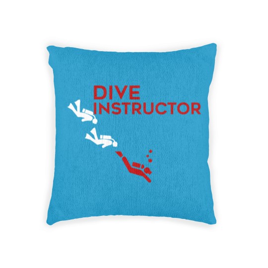 Discover Dive Instructor - Dive Instructor Woven Pillows