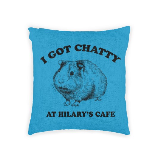 Discover Fleabag| I Got Chatty At Hilary's Cafe| Guinea Pig Cafe - Fleabag - Woven Pillows