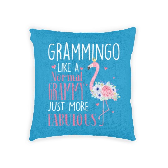 Discover Flamingo Grammingo like a normal Grammy Gifts Woven Pillows