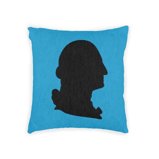 Discover George Washington silhouette Woven Pillows