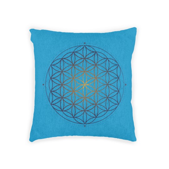 Discover Sacred Geometry Flower of Life - Sacred Geometry - Woven Pillows