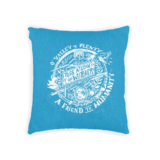 Discover The Witcher Woven Pillows  | Toss a coin to your witcher Woven Pillows