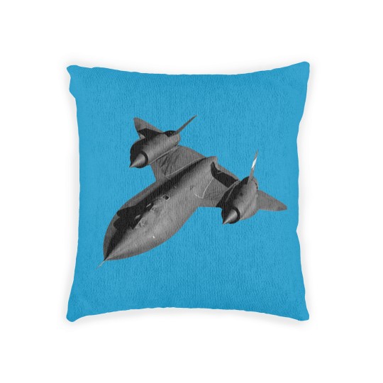 Discover SR-71B Blackbird Flying - Flying - Woven Pillows