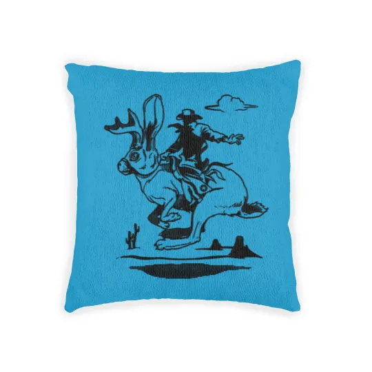 Discover Jackalope Bronco Woven Pillows