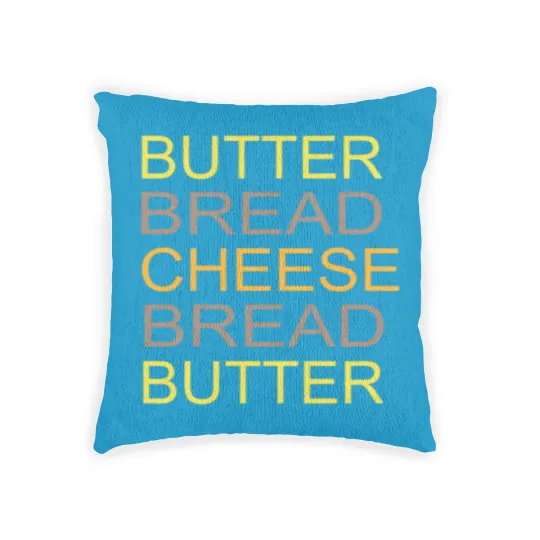 Discover Butter Bread Cheese Woven Pillows