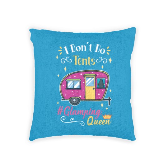 Discover Glamping Queen Camping Grandma Woven Pillows