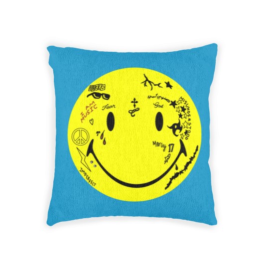Discover Lil Wayne Tattoo Smiley Woven Pillows