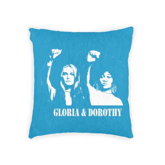 Discover GLORIA & DOROTHY Stencil - Feminism - Woven Pillows