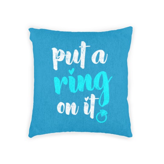 Discover Put a ring on it Woven Pillows