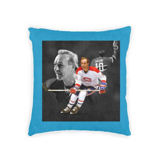 Discover Guy Lafleur 10 Canadian Hockey Legend Classic Woven Pillows