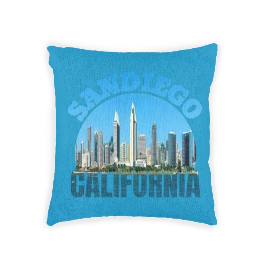Discover San Diego California Woven Pillows