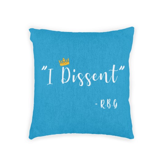 Discover I Dissent RBG Ruth Bader Ginsburg Woven Pillows