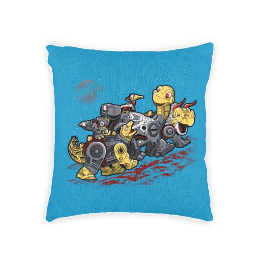 Discover Bots Before Time - Dinosaur - Woven Pillows