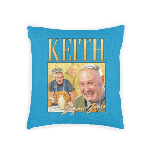 Discover Keith Brymer Jones Homage Woven Pillows Woven Pillows Top Pottery Funny Icon Gift Throw British TV