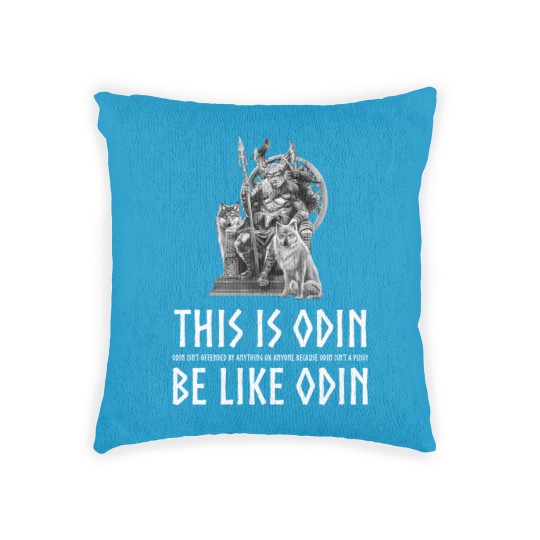 Discover Anti Socialism - Masculine Alpha Male Viking Mythology - Odin isn't offended by anything or anyone because Odin isn't a pussy - Anti Socialism - Woven Pillows
