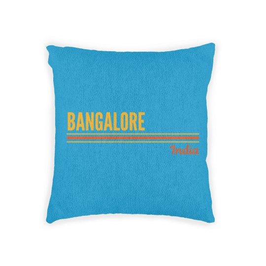 Discover Bangalore India Woven Pillows