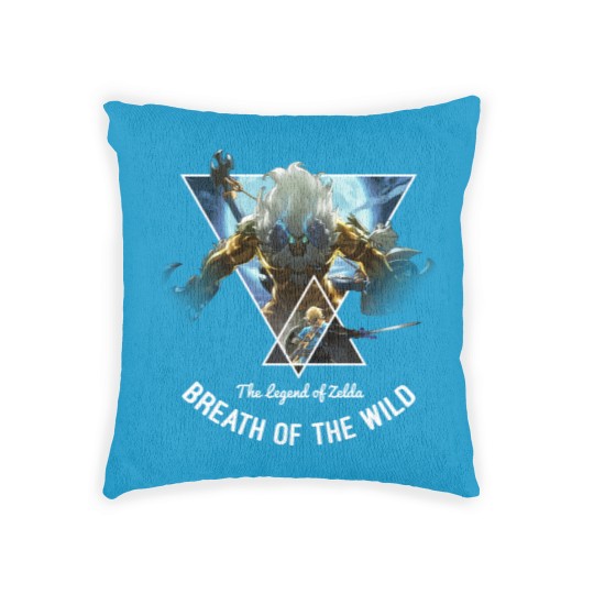 Discover The Legend Of Zelda: Breath Of The Wild Triangle Portrait Pullover Woven Pillows