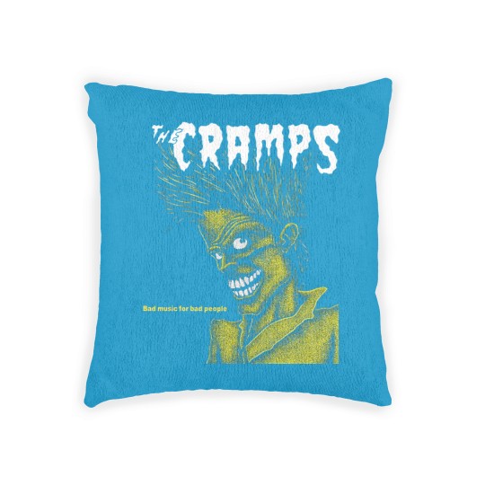 Discover The Cramps Unisex Woven Pillows: Bad Music