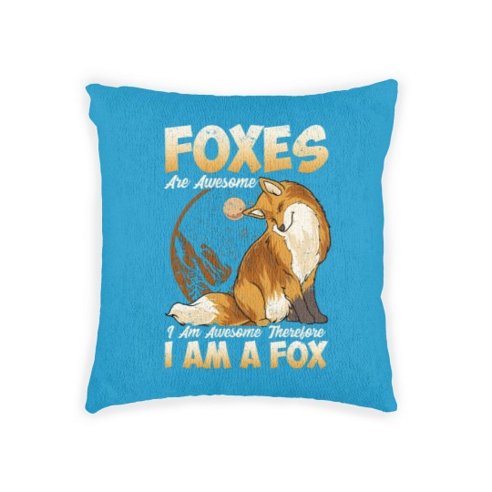 Discover Fox Woven Pillows Foxes Are Awesome Cute Fox Woven Pillows Kids Girls Boys Woven Pillows