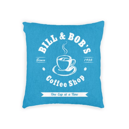 Discover Bill And Bob'S Coffee Shop Aa Recovery Gift Woven Pillows