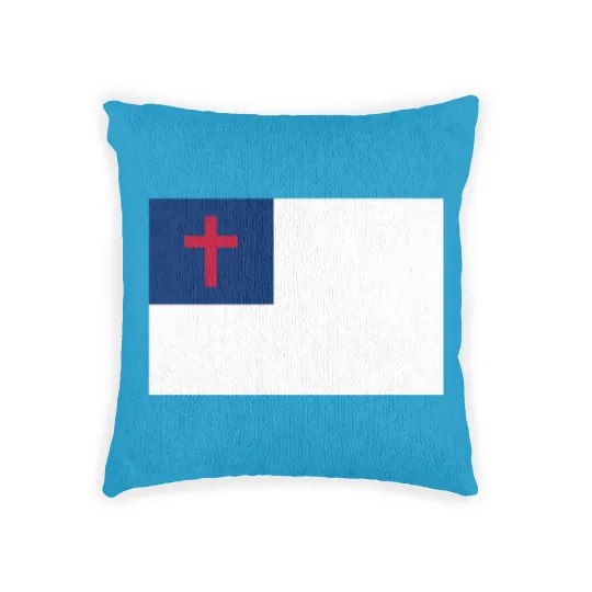 Discover Christian Flag Woven Pillows