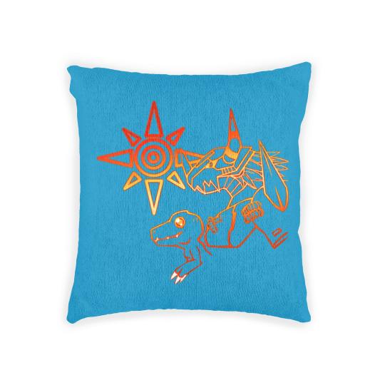 Discover Crest of Courage - Digimon - Woven Pillows