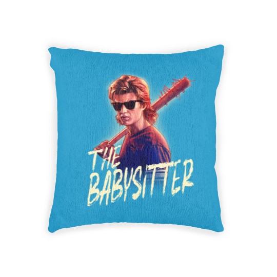 Discover Netflix Stranger Things Steve The Babysitter Portrait Woven Pillows