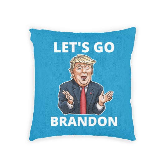Discover Lets Go Brandon America Flag Woven Pillows