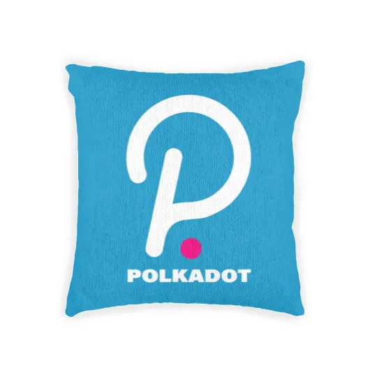 Discover Polka Dot Woven Pillows Polkadot Logo Crypto Cryptocurrency
