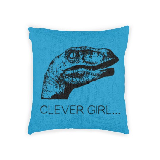 Discover clever girl Woven Pillows