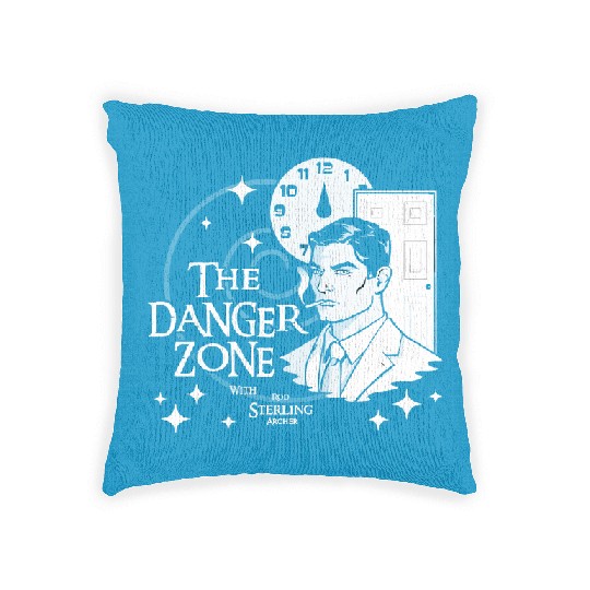 Discover About to Enter the Danger Zone - Archer - Woven Pillows