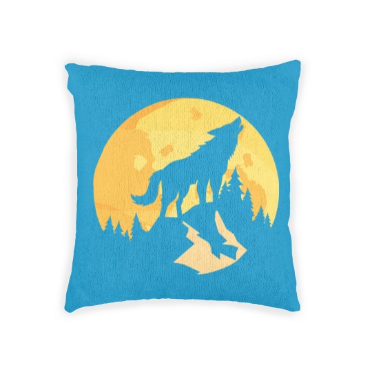 Discover wolf - Wolf - Woven Pillows