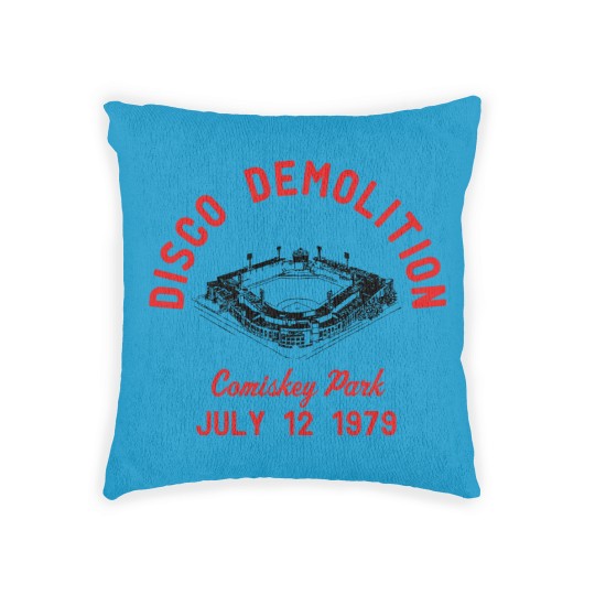 Discover Disco Demolition Vintage/Retro White Sox Woven Pillows