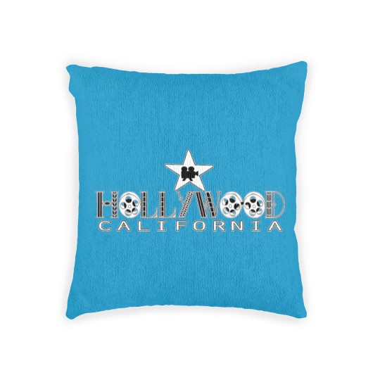 Discover Hollywood California LA Film Movie Star Souvenir Woven Pillows