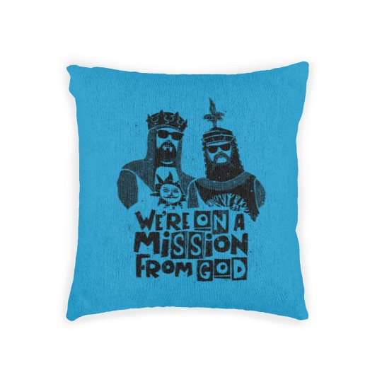 Discover The Blues Brethren - Monty Python And The Holy Grail - Woven Pillows