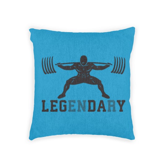 Discover LEGENDARY - Leg Day - Squat Woven Pillows