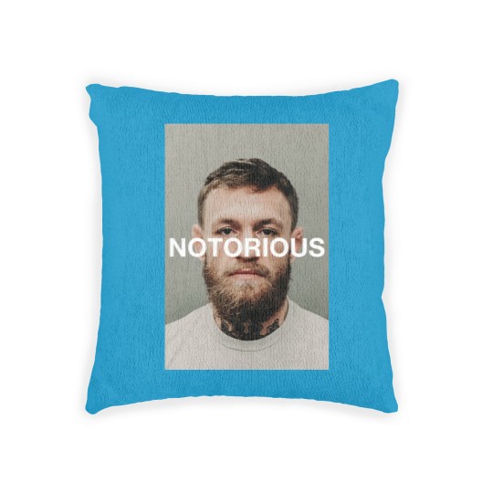 Discover Connor McGregor Mugshot Notorious - Connor Mcgregor Mugshot - Woven Pillows