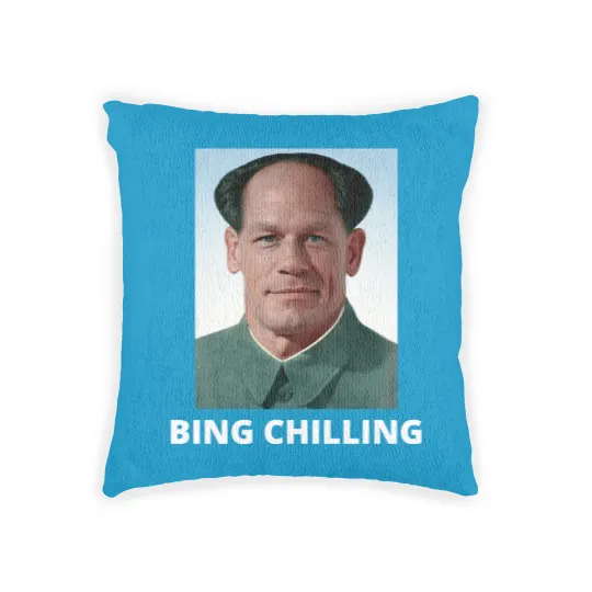 Discover John Xina Bing Shi Ling Ice-cream meme - Bing Shi Ling - Woven Pillows
