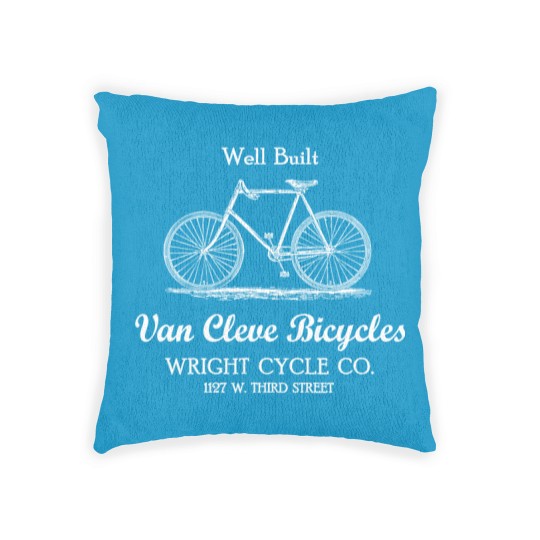 Discover Wright Brothers BIcycle Shop Van Cleve Dayton Ohio Woven Pillows