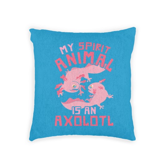 Discover Axolotl Mexican Salamander Pet My Spirit Animal Is An Axolotl Woven Pillows