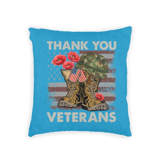Discover Thank You Veterans Woven Pillows