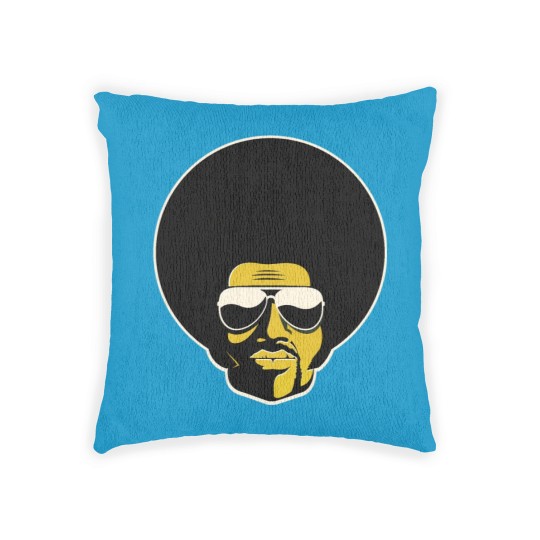 Discover Black Man, Afro, Retro, Legend, African American Woven Pillows