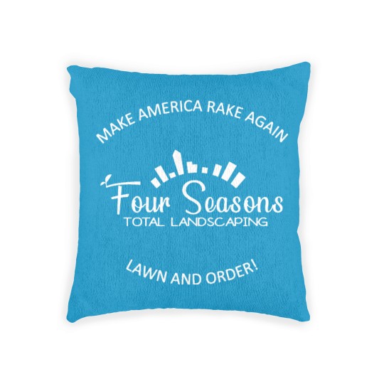 Discover Four Seasons Total Landscaping Woven Pillows Make America Rake Again Holiday Gift