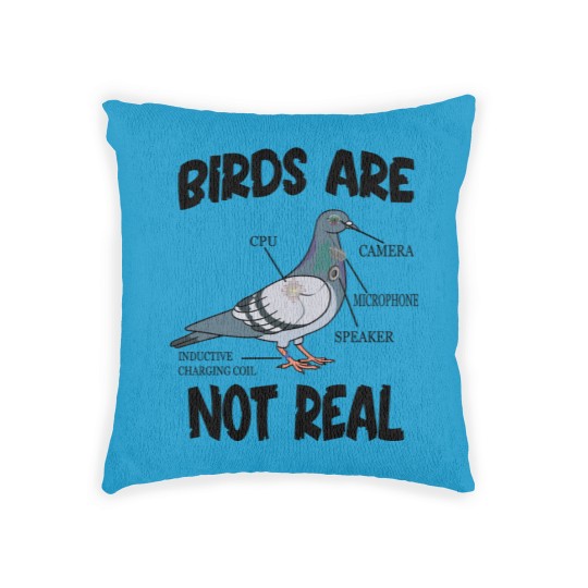 Discover Birds Are Not Real Bird Spies Conspiracy Theory Birds Woven Pillows